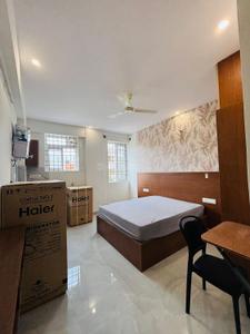 Bedroom Image of 300 Sq.ft 1 RK Apartment / Flat for rent in Ejipura Bengaluru for Rs. 26000