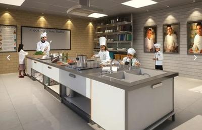 Kitchen Image of 918 Sq.ft 3 BHK Apartment / Flat for sale in Urbanrise Revolution One, Padur Chennai for Rs. 6103700