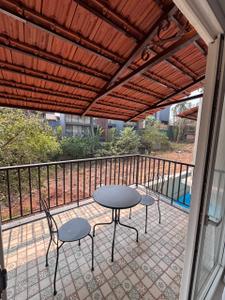 Balcony Image of 640 Sq.ft 1 BHK Apartment / Flat for sale in Pilerne Goa for Rs. 8600000