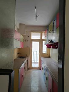 Kitchen Image of 1350 Sq.ft 3 BHK Apartment / Flat for rent in Mahagun Mosaic, Vaishali Ghaziabad for Rs. 30000