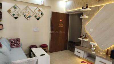 Living Room Image of 400 Sq.ft 1 BHK Apartment / Flat for rent in Alcove New Kolkata Sangam, Serampore Hooghly for Rs. 16000