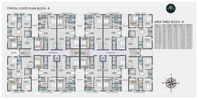 Bedroom Image of 1698 Sq.ft 3 BHK Apartment / Flat for sale in Patia Bhubaneswar for Rs. 9339000