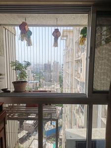 Balcony Image of 550 Sq.ft 1 BHK Apartment / Flat for rent in Adityaraj Avenue, Vikhroli East Mumbai for Rs. 40000