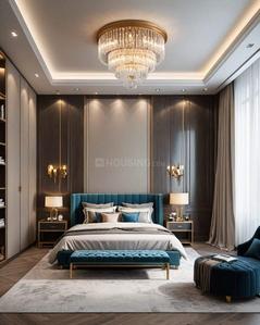 Bedroom Image of 871 Sq.ft 3 BHK Apartment / Flat for sale in Satyagrah The Atlantis, Zundal Ahmedabad for Rs. 6900000