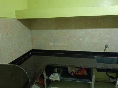 Kitchen Image of 600 Sq.ft 1 BHK Independent House for rent in Banganga Indore for Rs. 15000