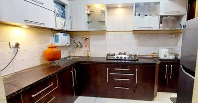 Kitchen Image of 1500 Sq.ft 3 BHK Independent House for sale in Bhicholi Mardana Indore for Rs. 10500000