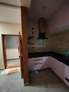 Kitchen Image of 500 Sq.ft 1 BHK Builder Floor for rent in Kasturi Nagar Bengaluru for Rs. 20000