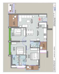 Image of 1875 Sq.ft 3 BHK Apartment / Flat for sale in Shilp North Sky, Gujarat International Finance Tec City, Gandhinagar for Rs. 21000000