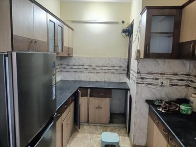 Kitchen Image of 850 Sq.ft 2 BHK Builder Floor for rent in Preet Vihar New Delhi for Rs. 16000