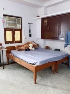 Bedroom Image of 160 Sq.ft 1 RK Studio for rent in Munirka New Delhi for Rs. 15000
