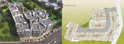 Image of 895 Sq.ft 2 BHK Apartment / Flat for sale in Prabhakunj Flowers, Kabilpore, Navsari for Rs. 1800000