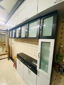 Kitchen Image of 880 Sq.ft 2 BHK Apartment / Flat for rent in City Shine Society, Kopar Khairane Navi Mumbai for Rs. 45000