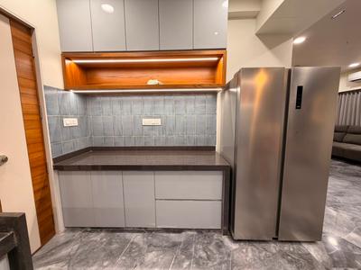 Kitchen Image of 1950 Sq.ft 3 BHK Apartment / Flat for rent in Bhayli Vadodara for Rs. 60000