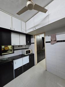 Kitchen Image of 1000 Sq.ft 3 BHK Apartment / Flat for rent in Kandivali East Mumbai for Rs. 63000