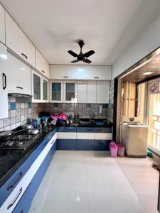 Kitchen Image of 1450 Sq.ft 3 BHK Apartment / Flat for rent in Paradise Sai World City, Panvel Navi Mumbai for Rs. 40000