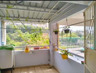 Balcony Image of 1100 Sq.ft 2 BHK Apartment / Flat for sale in Bafna Padmaja Park, Katraj Pune for Rs. 9500000