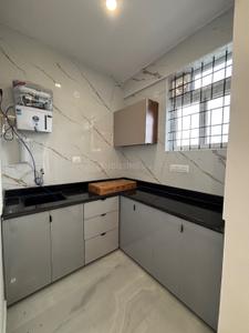 Kitchen Image of 850 Sq.ft 1 BHK Apartment / Flat for rent in Koramangala Bengaluru for Rs. 35000
