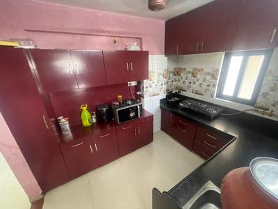 Kitchen Image of 1600 Sq.ft 3 BHK Apartment / Flat for sale in Dwarkesh Apartment, Bodakdev Ahmedabad for Rs. 7500000