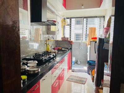Kitchen Image of 1200 Sq.ft 2 BHK Apartment / Flat for rent in Devjit Pramukh Green Plus Bldg H, Chala Vapi for Rs. 24000