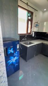 Kitchen Image of 700 Sq.ft 1 RK Builder Floor for rent in The Suman Marvelous, Ramgarh Bhudda Zirakpur for Rs. 16000