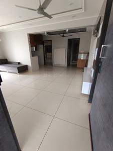 Living Room Image of 1050 Sq.ft 3 BHK Apartment / Flat for rent in J CON Shubh Gruh, Tulsi Park Rajkot for Rs. 25000