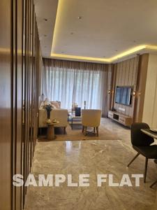 Hall Image of 1250 Sq.ft 3 BHK Apartment / Flat for sale in Oscar Om Nandanvan, Mulund West Mumbai for Rs. 28500000