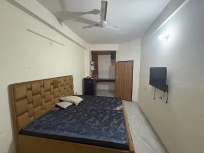 Bedroom Image of 1200 Sq.ft 1 RK Builder Floor for rent in Sector 46 Gurgaon for Rs. 16000