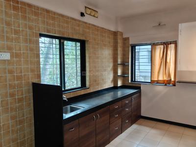 Kitchen Image of 850 Sq.ft 1.5 BHK Apartment / Flat for rent in Dhankawadi Pune for Rs. 20000