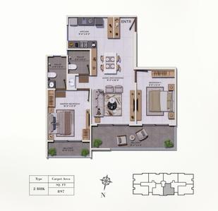 2 BHK Flat