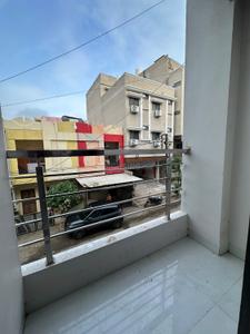Balcony Image of 500 Sq.ft 1 BHK Builder Floor for rent in Mahalakshmi Nagar Indore for Rs. 19000