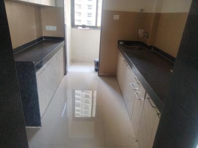 Kitchen Image of 800 Sq.ft 2 BHK Apartment / Flat for rent in Runwal Sanctuary, Mulund West Mumbai for Rs. 58000