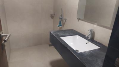 Bathroom Image of 640 Sq.ft 1 RK Studio for rent in Lodha Belmondo, Gahunje Pune for Rs. 37500