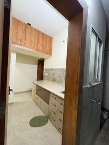 Kitchen Image of 450 Sq.ft 1 BHK Builder Floor for rent in Mahalakshmi Nagar Indore for Rs. 17500