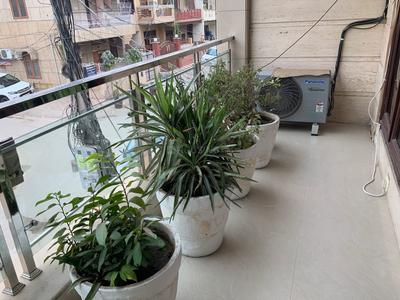 Balcony Image of 1650 Sq.ft 2 BHK Builder Floor for rent in DDA R Block, New Rajinder Nagar New Delhi for Rs. 65000