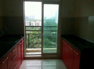 Kitchen Image of 920 Sq.ft 2 BHK Apartment / Flat for rent in Kasarvadavali Thane for Rs. 33000