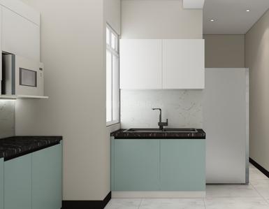 Kitchen Image of 1310 Sq.ft 3 BHK Apartment / Flat for sale in Nehru Nagar Ghaziabad for Rs. 11000000