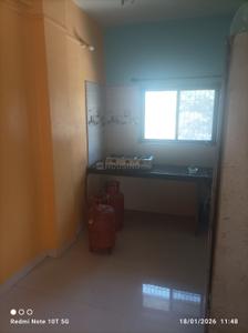 Kitchen Image of 700 Sq.ft 1 BHK Independent House for rent in ABC Mini Market, Nigdi Pune for Rs. 16000