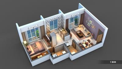 Image of 590 Sq.ft 1 BHK Apartment / Flat for sale in MK Proud, Nalasopara West, Nala Sopara for Rs. 2800000