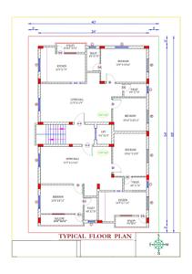 Floor Plan Image of 1065 Sq.ft 2 BHK Apartment / Flat for sale in Mannivakkam Chennai for Rs. 5951000