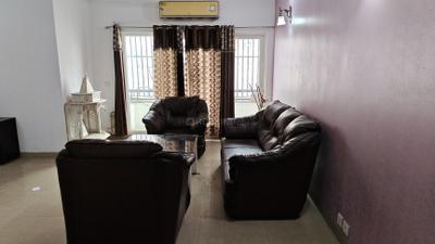 Living Room Image of 1675 Sq.ft 3 BHK Apartment / Flat for rent in Rohtas Plumeria Homes, Gomti Nagar Lucknow for Rs. 36000