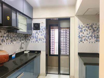 Kitchen Image of 770 Sq.ft 2 BHK Apartment / Flat for rent in Raunak City by Raunak Group, Kalyan West Kalyan for Rs. 25000