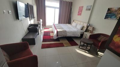 Bedroom Image of 416 Sq.ft 1 RK Apartment / Flat for sale in Arjan-Dubailand Dubai for Rs. 17275000