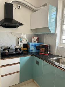 Kitchen Image of 750 Sq.ft 1 BHK Apartment / Flat for rent in Nagavara Bengaluru for Rs. 32000