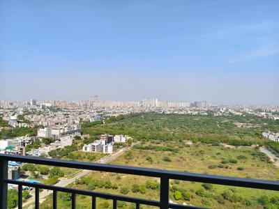Balcony Image of 1255 Sq.ft 2 BHK Apartment / Flat for rent in Godrej Woods, Sector 43 Noida for Rs. 59000