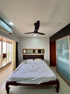 Bedroom Image of 1450 Sq.ft 3 BHK Apartment / Flat for rent in Paradise Sai World City, Panvel Navi Mumbai for Rs. 40000