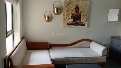 Living Room Image of 855 Sq.ft 2 BHK Apartment / Flat for rent in Vyttila Kochi for Rs. 50000