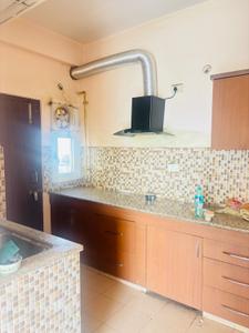 Kitchen Image of 1800 Sq.ft 3 BHK Apartment / Flat for rent in AWHO Vay Sector 8B G, Vrindavan Yojana Lucknow for Rs. 20000