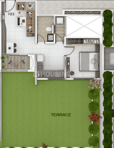 Image of 699 Sq.ft 1 BHK Apartment / Flat for sale in Paranjape Forest Trails Everglades H3 And H4, Pirangut, Pune for Rs. 4500000