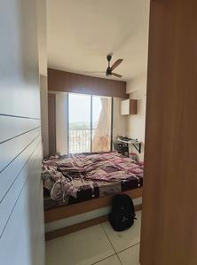 Bedroom Image of 1500 Sq.ft 2 BHK Apartment / Flat for rent in Shreeji Shantanu Green Plot No 1, Chhani Vadodara for Rs. 18000