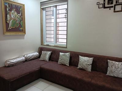 Living Room Image of 600 Sq.ft 2 BHK Apartment / Flat for sale in Dharam Nagar Rajkot for Rs. 3700000